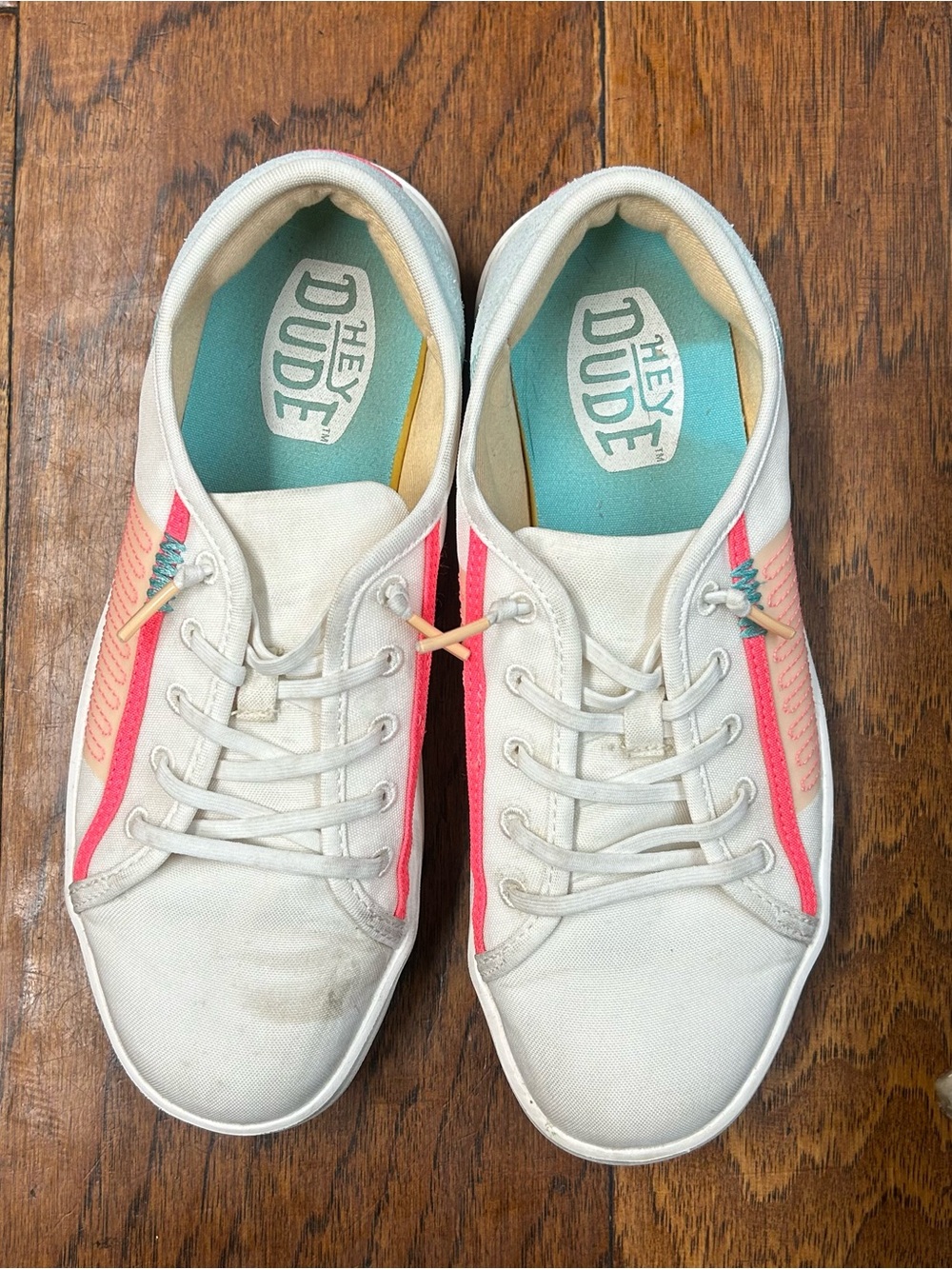 HEYDUDE Cody W Colorblock Pink‎ Multi sneaker